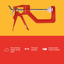 4" ONE HAND SPEED CLAMP