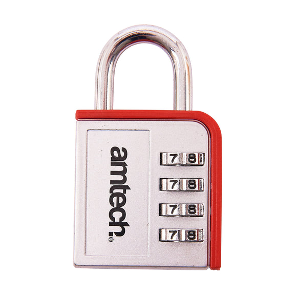 4 DIGIT ZINC COMBINATION PADLOCK