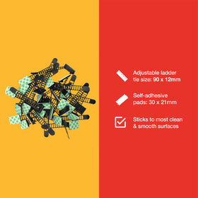 30pcs SELF-ADHESIVE CABLE CLIP SET