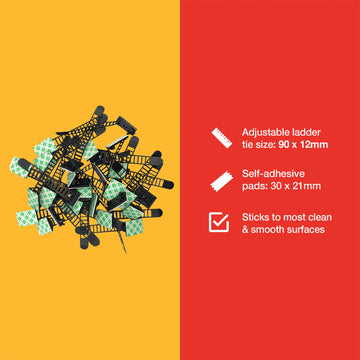 30pcs SELF-ADHESIVE CABLE CLIP SET