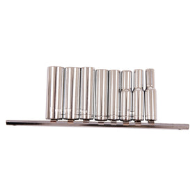 9pc 1/4'' DEEP SOCKET SET
