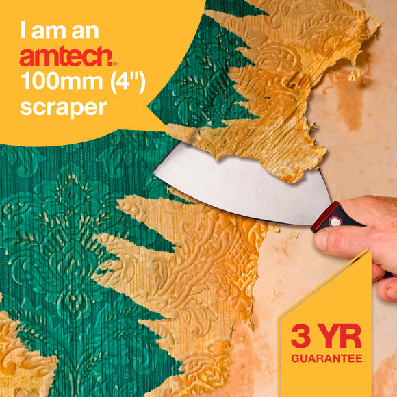 4" SCRAPER - SOFT GRIP HANDLE