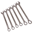 6pc JUMBO COMBINATION METRIC SPANNER SET
