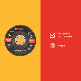 115mm FLAP DISC (40 GRIT)