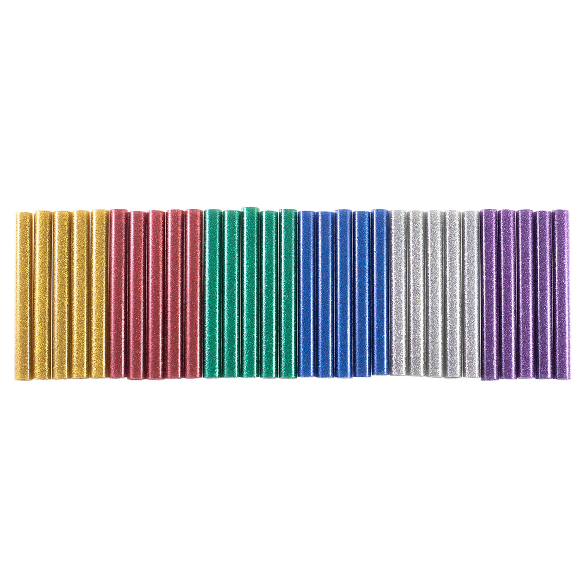 30pc GLITTER HOT MELT GLUE GUN STICKS (11 x 100mm)