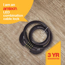LED COMBINATION CABLE LOCK
