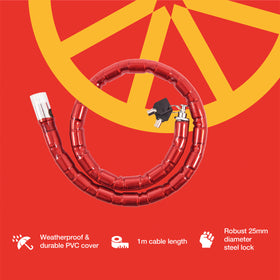 1m x 25mm SECURITY CABLE LOCK