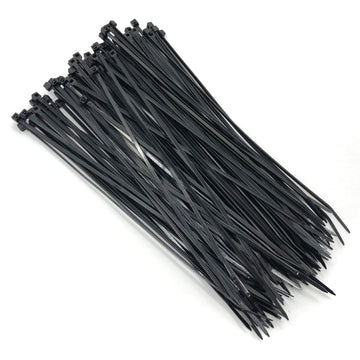 100pcs TIE WRAPS (200 x 2.5 mm) BLACK