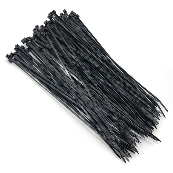 100pcs TIE WRAPS (200 x 2.5 mm) BLACK