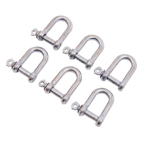 6pc 8mm D-SHACKLES