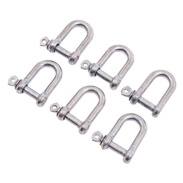 6pc 8mm D-SHACKLES