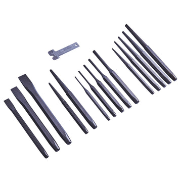 16pc MECHANICS' PUNCH & CHISEL SET