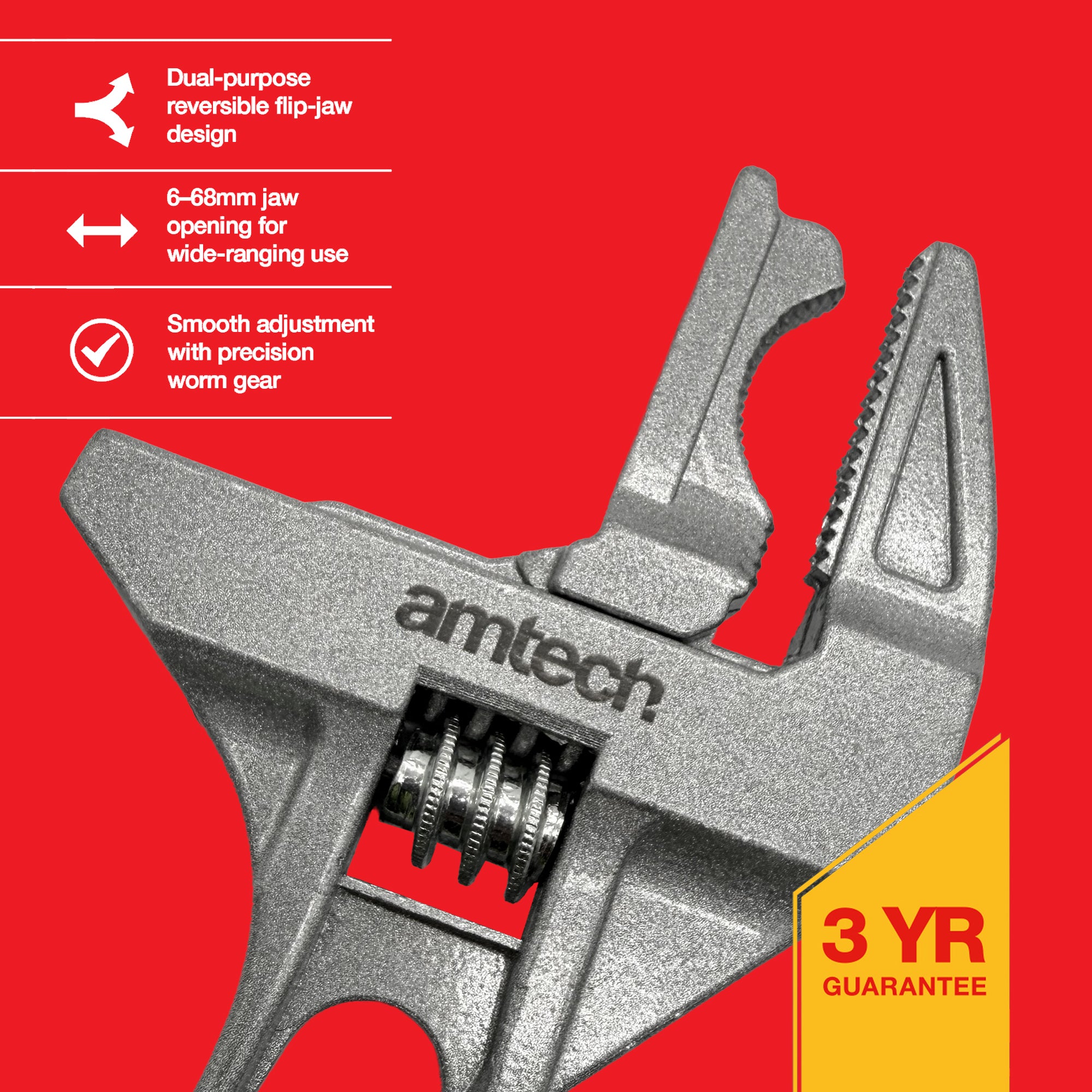 2- in-1 EXTRA WIDE JAW ADJUSTABLE WRENCH - Fallback Image
