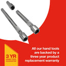 3pc 1/2'' SHORT EXTENSION BAR SET (3, 6, 9 inch) (CRV)