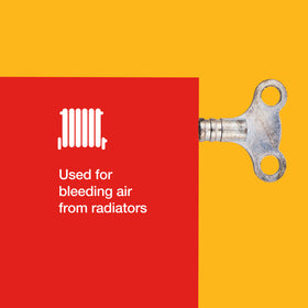 2pc RADIATOR KEYS (CLOCK TYPE)