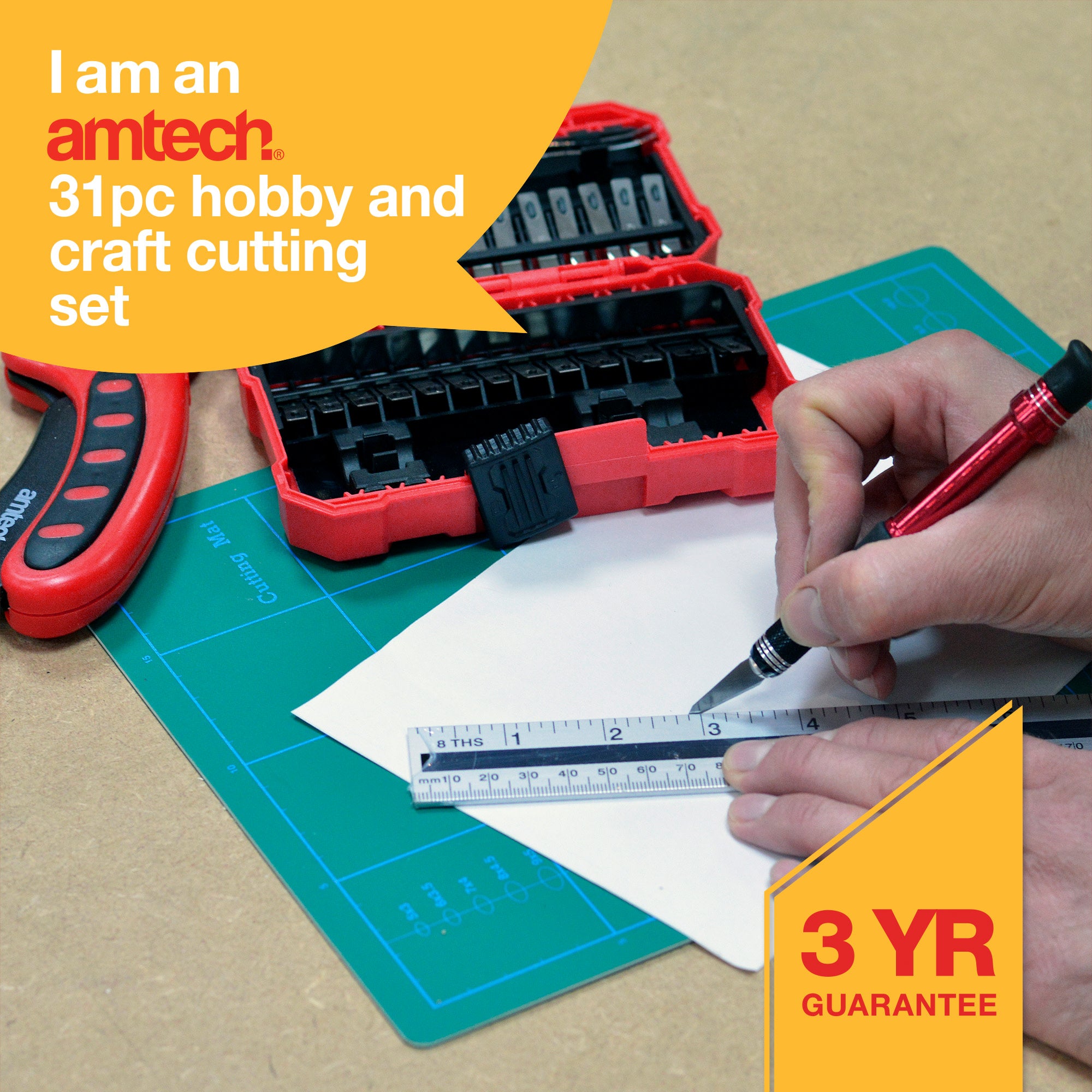 31pc HOBBY & CRAFT CUTTING SET