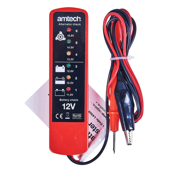 12v BATTERY & ALTERNATOR TESTER