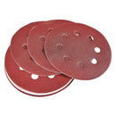 10pc CIRCULAR SANDING SHEET SET (P240 GRIT) (DIA 115MM)
