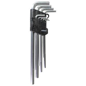 9pc EXTRA LONG METRIC HEX KEY SET