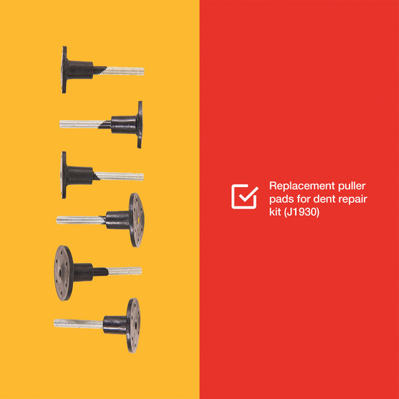 6pc DENT PULLER PAD SET