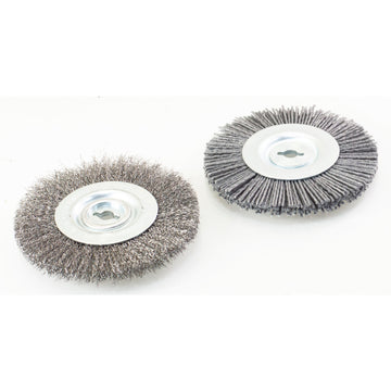 2pcs SPARE BRUSH SET (METAL AND NYLON) (FOR U9020)