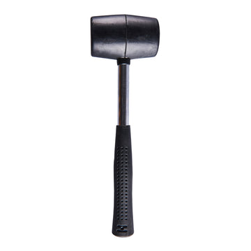 16oz (450g) RUBBER MALLET - STEEL SHAFT
