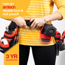 DOUBLE TOOL AND NAIL POUCH