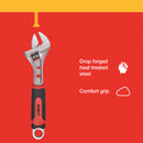 10'' ADJUSTABLE WRENCH INJECTED GRIP