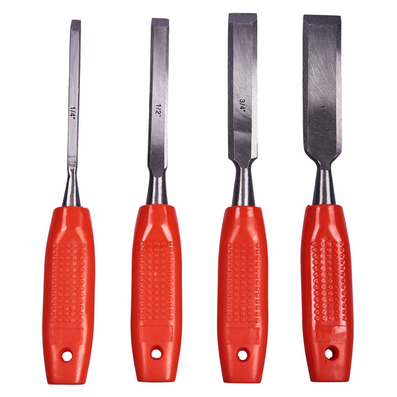 4pc WOOD CHISEL SET