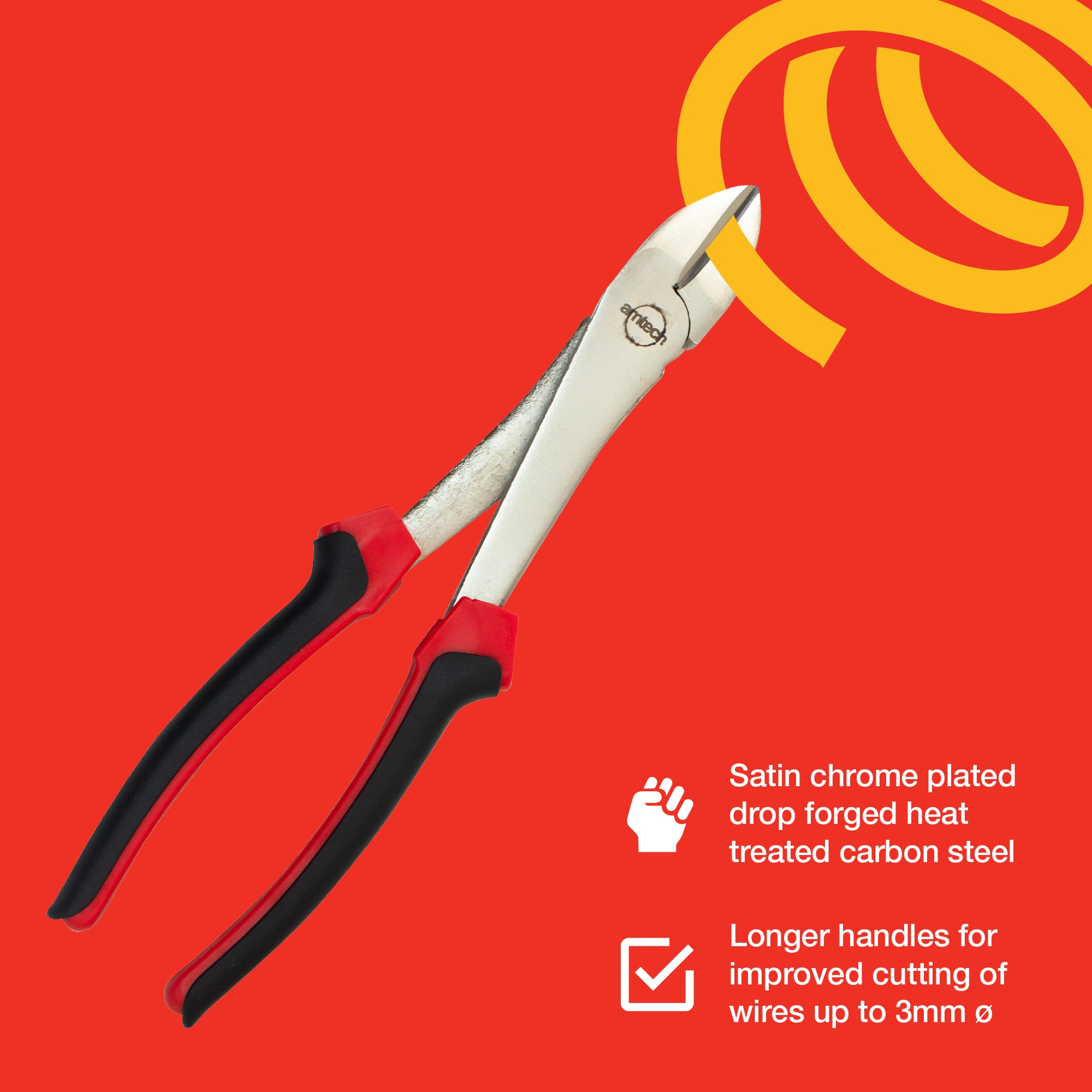 260mm (10") DIAGONAL SIDE CUTTING PLIERS