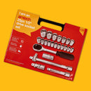 25pc 1/2" DRIVE SOCKET SET