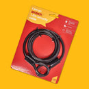 1.5m PVC COATED 8mm DIA. BRAIDED STEEL CABLE