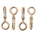 4pc 10mm CLOSED HOOK BOLTS