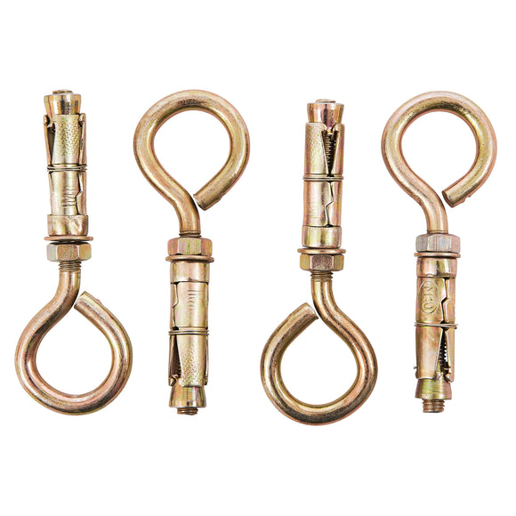 4pc 10mm CLOSED HOOK BOLTS