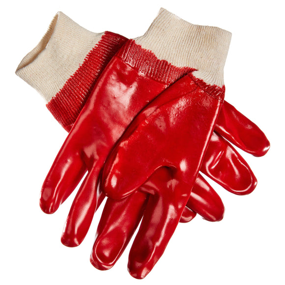 HEAVY DUTY PVC GLOVES LARGE (SIZE:9)