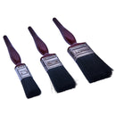 3pc NO BRISTLE LOSS PAINT BRUSH SET - CLASSIC HANDLE