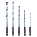 5pc HEX SHANK MASONRY DRILL BIT SET