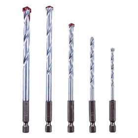 5pc HEX SHANK MASONRY DRILL BIT SET
