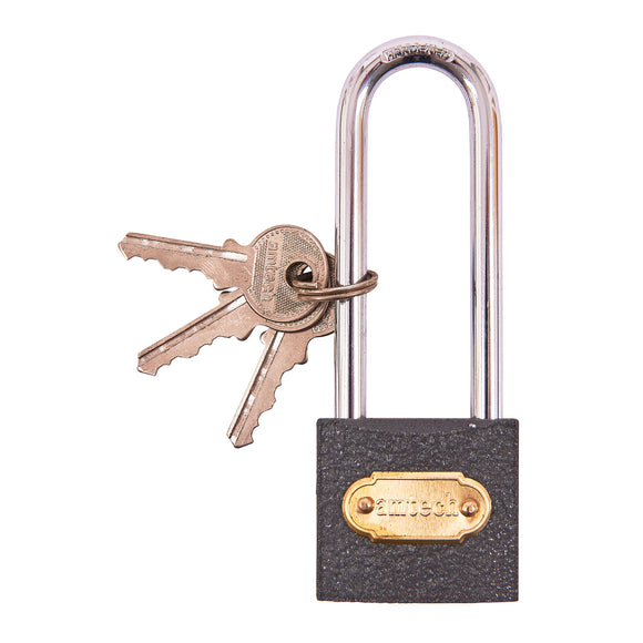 38mm LONG SHACKLE IRON PADLOCK
