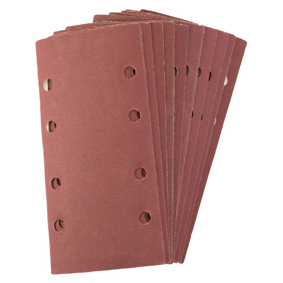 10pcs  HOOK AND LOOP SANDING SHEET (P240 GRIT) (93 X 187MM)