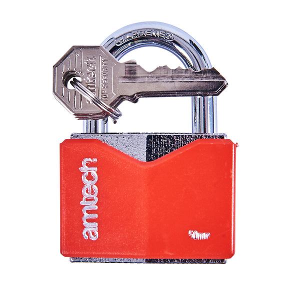 50mm RHOMBIC CHROME PLATED IRON PADLOCK