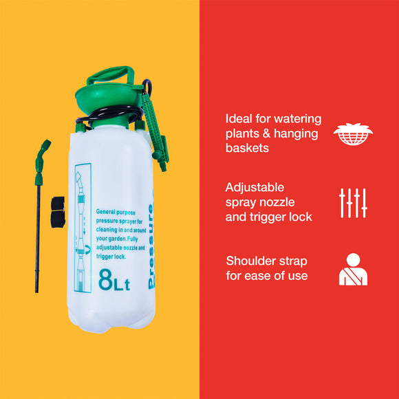 8 LITRE PRESSURE SPRAYER