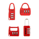 4pc COMBINATION PADLOCK SET