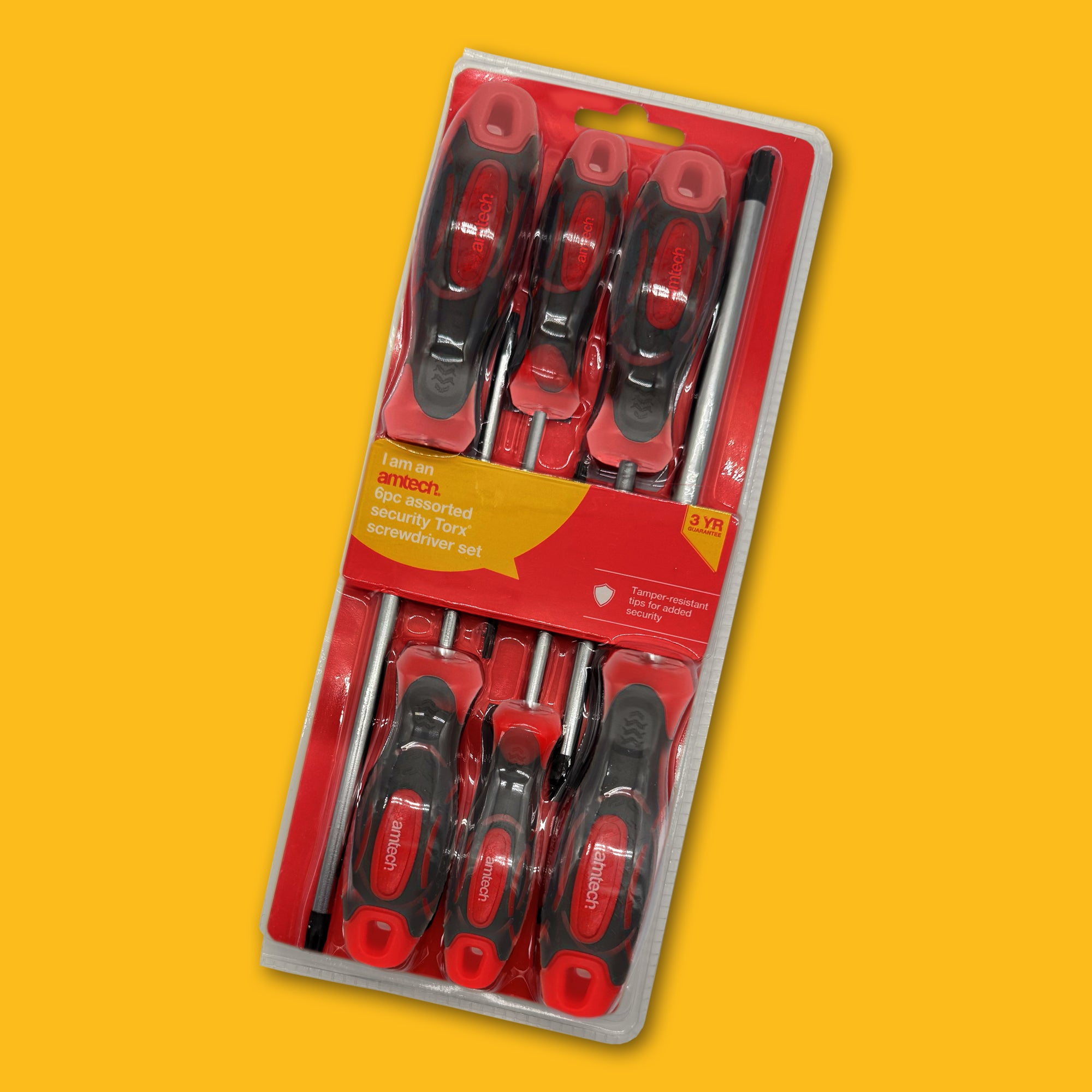 6 Piece Security Torx Screwdriver Set - Fallback Image