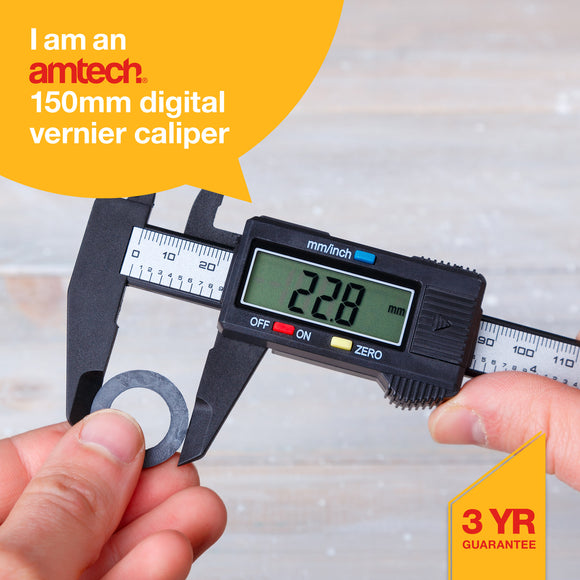 150mm (6") DIGITAL VERNIER CALLIPER