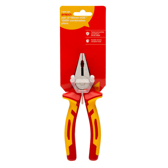 180mm (7") VDE COMBINATION PLIERS