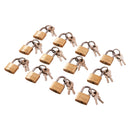 12pc 20mm BRASS PADLOCK