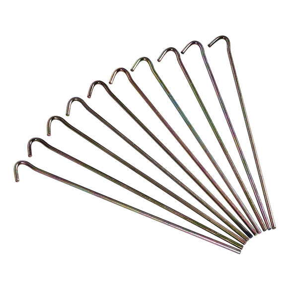 10pc METAL GARDEN PEGS