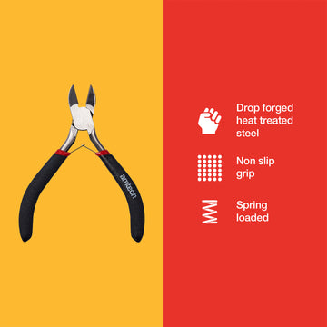 MINI SIDE CUTTING PLIERS WITH SPRING