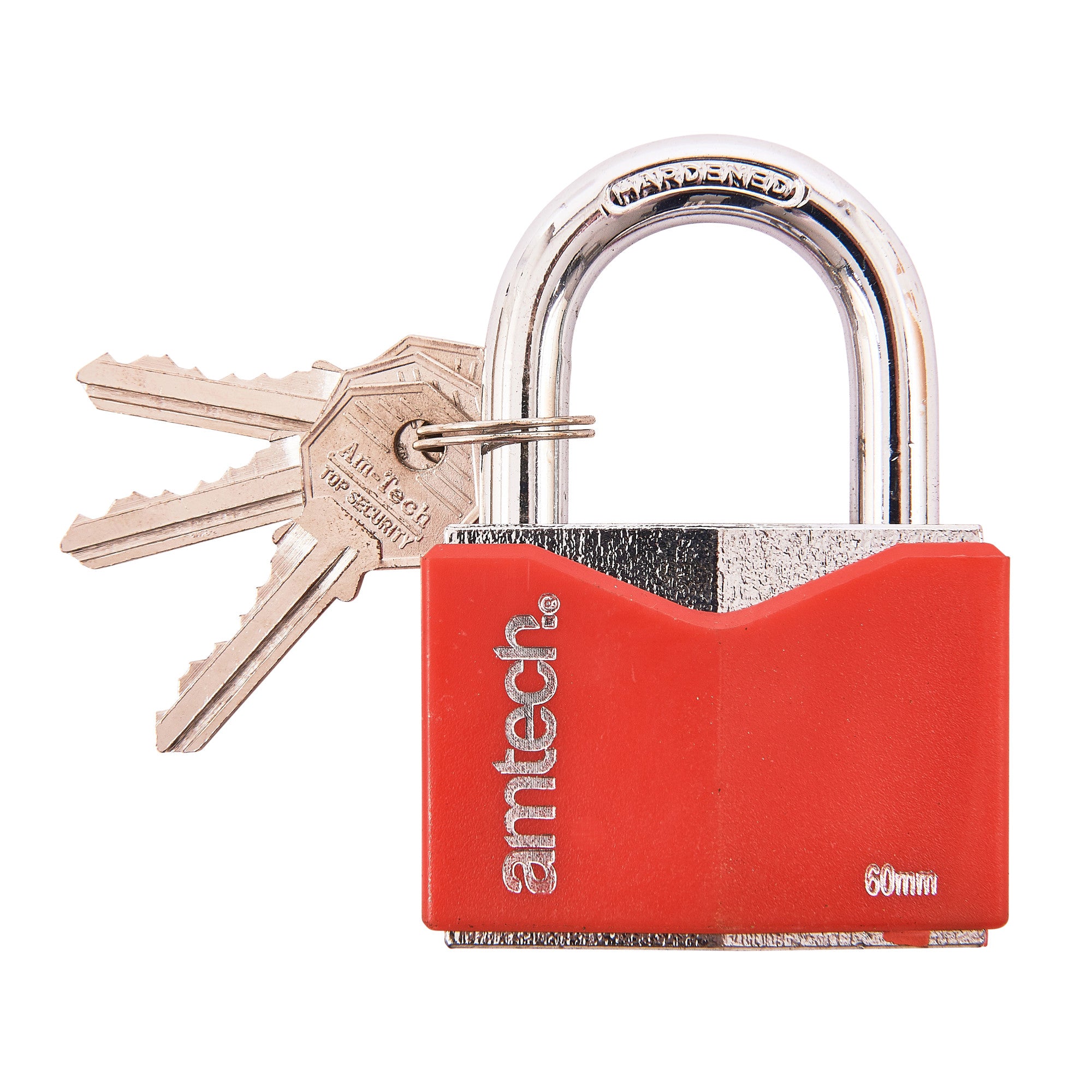 60mm RHOMBIC CHROME PLATED IRON PADLOCK